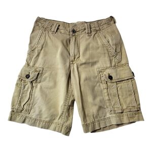 American Eagle Outfitters Shorts Classic Length Khaki Cargo Style Men's Size 32